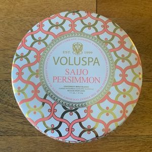 Voluspa Saijo Persimmon 2 Wick Maison Tin Candle